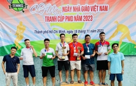 Giải Tennis đơn nam chào mừng ngày nhà giáo Việt Nam 20/11/2023