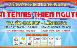 ĐIỀU LỆ GIẢI TENNIS  THIỆN NGUYỆN "ÁO ẤM CHO EM" NỘI DUNG 1200 VÀ 1250 THÁNG 12 NĂM 2024